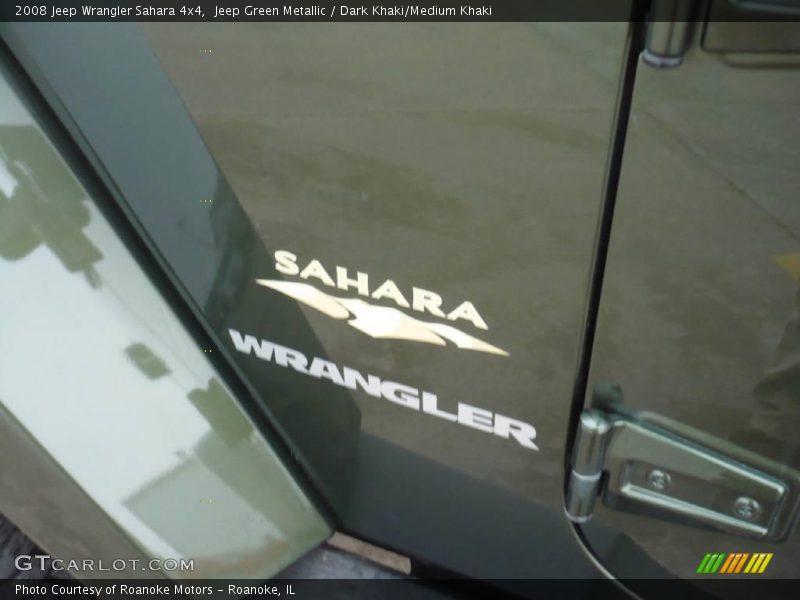 Jeep Green Metallic / Dark Khaki/Medium Khaki 2008 Jeep Wrangler Sahara 4x4