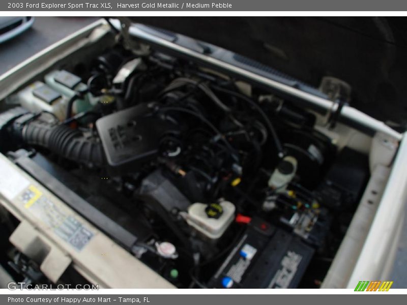 Harvest Gold Metallic / Medium Pebble 2003 Ford Explorer Sport Trac XLS