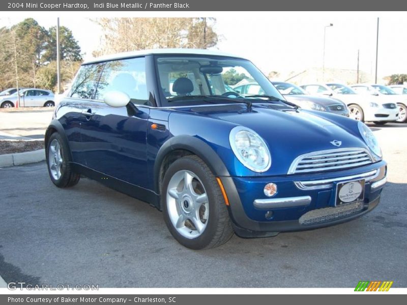 Indi Blue Metallic / Panther Black 2004 Mini Cooper Hardtop