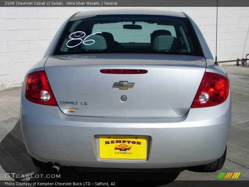 Ultra Silver Metallic / Neutral 2008 Chevrolet Cobalt LS Sedan