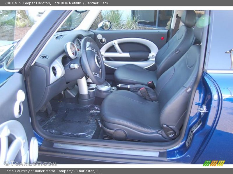 Indi Blue Metallic / Panther Black 2004 Mini Cooper Hardtop