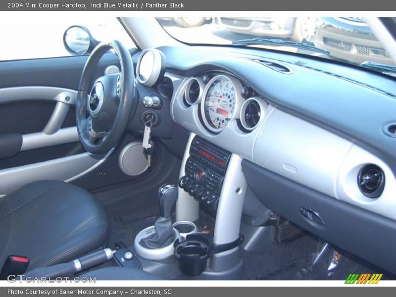 Indi Blue Metallic / Panther Black 2004 Mini Cooper Hardtop