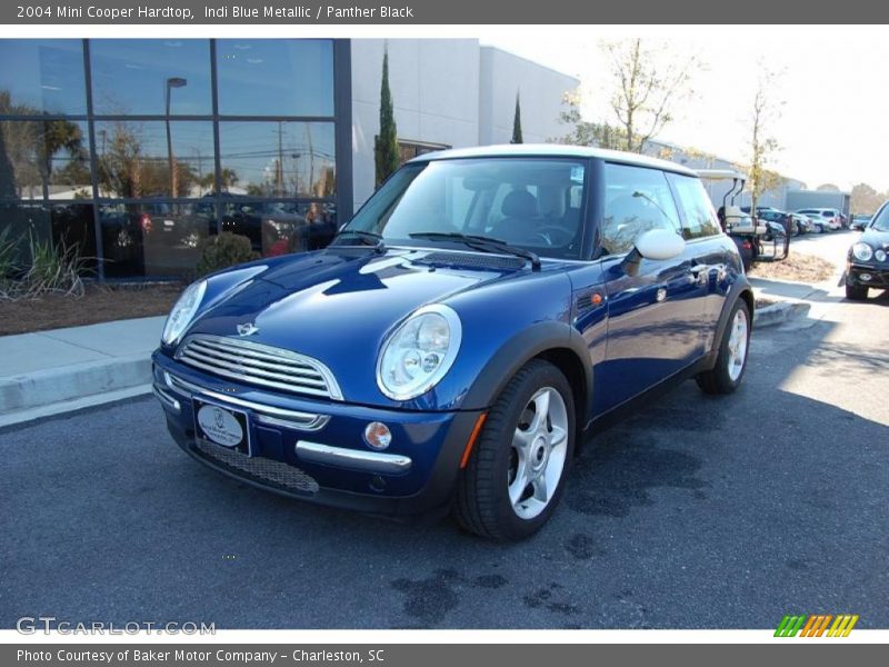 Indi Blue Metallic / Panther Black 2004 Mini Cooper Hardtop