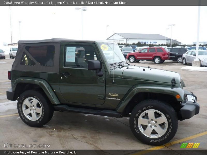 Jeep Green Metallic / Dark Khaki/Medium Khaki 2008 Jeep Wrangler Sahara 4x4