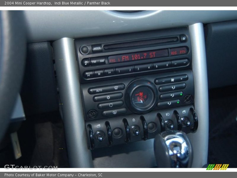 Indi Blue Metallic / Panther Black 2004 Mini Cooper Hardtop