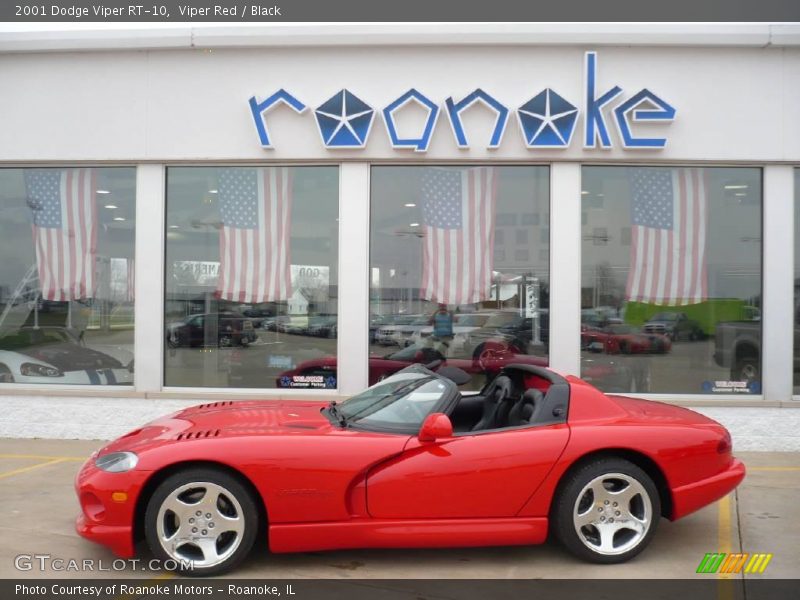 Viper Red / Black 2001 Dodge Viper RT-10