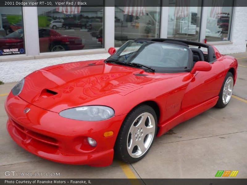 Viper Red / Black 2001 Dodge Viper RT-10