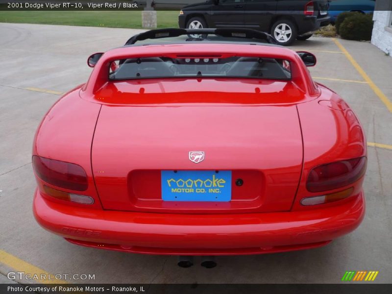 Viper Red / Black 2001 Dodge Viper RT-10