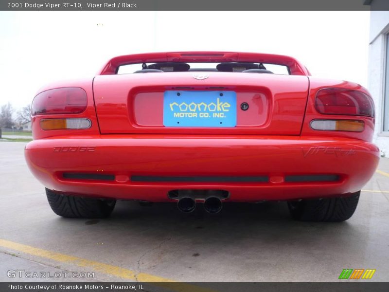 Viper Red / Black 2001 Dodge Viper RT-10