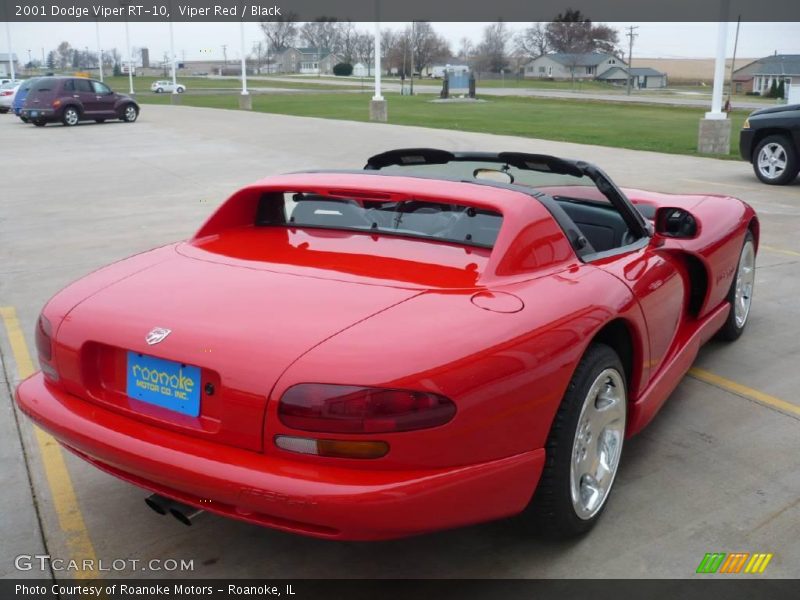 Viper Red / Black 2001 Dodge Viper RT-10