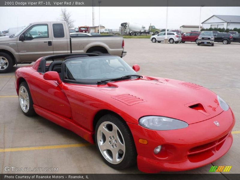 Viper Red / Black 2001 Dodge Viper RT-10