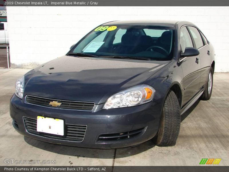 Imperial Blue Metallic / Gray 2009 Chevrolet Impala LT