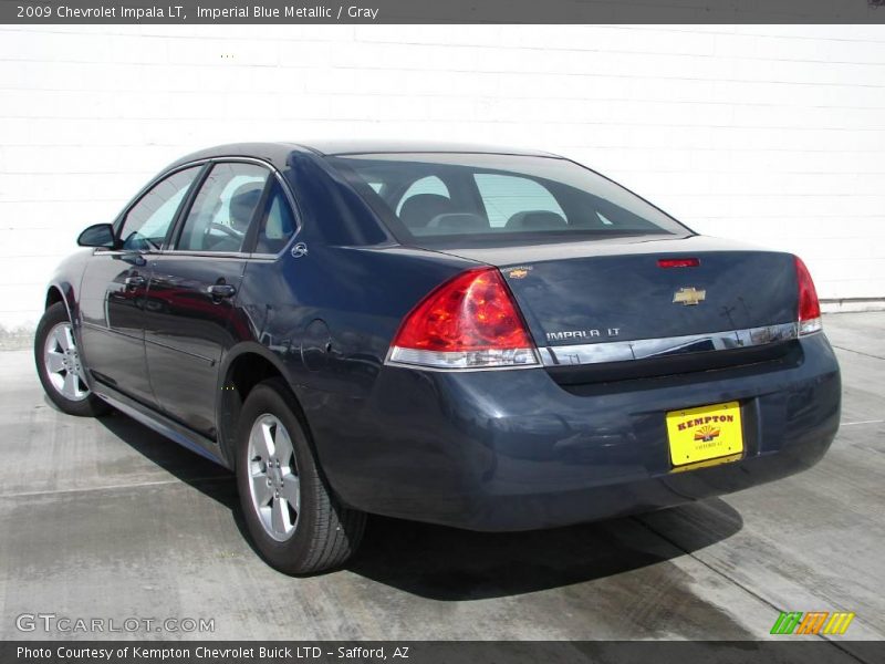 Imperial Blue Metallic / Gray 2009 Chevrolet Impala LT