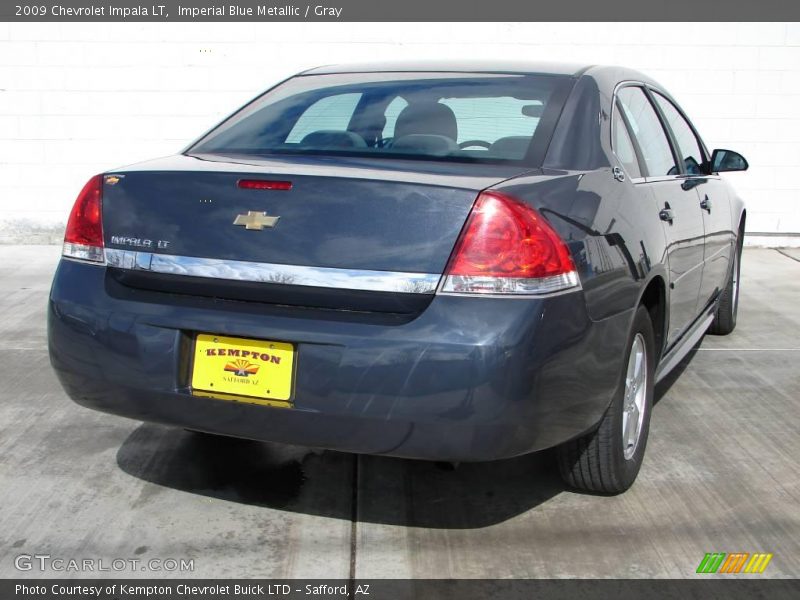 Imperial Blue Metallic / Gray 2009 Chevrolet Impala LT