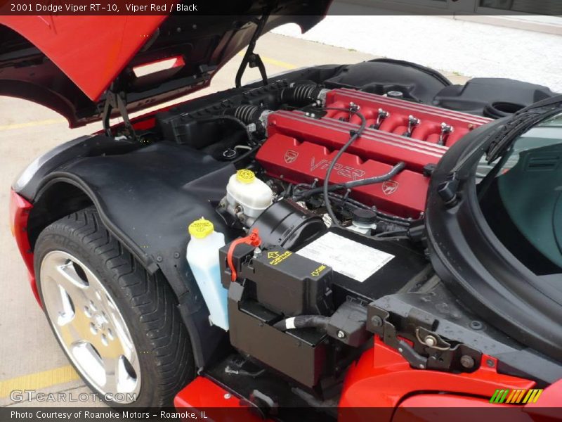 Viper Red / Black 2001 Dodge Viper RT-10