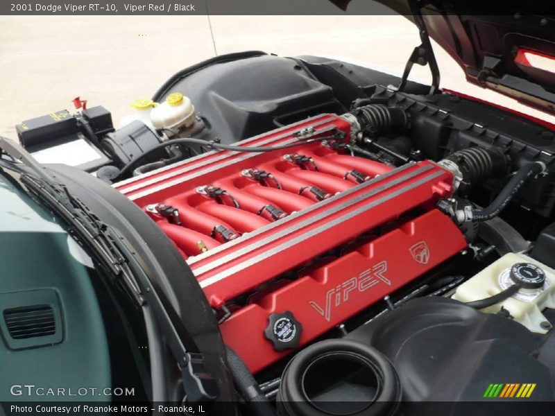 Viper Red / Black 2001 Dodge Viper RT-10