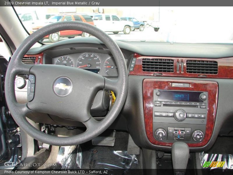 Imperial Blue Metallic / Gray 2009 Chevrolet Impala LT