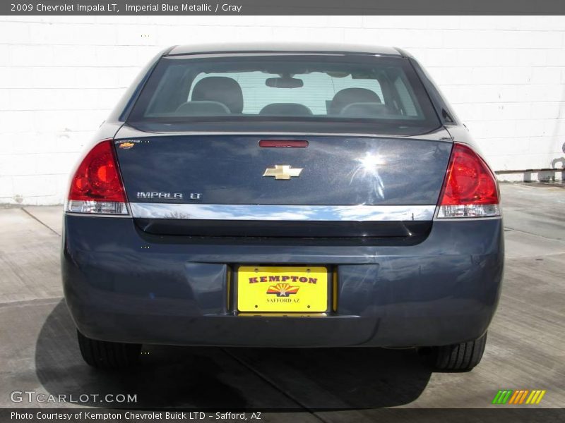 Imperial Blue Metallic / Gray 2009 Chevrolet Impala LT