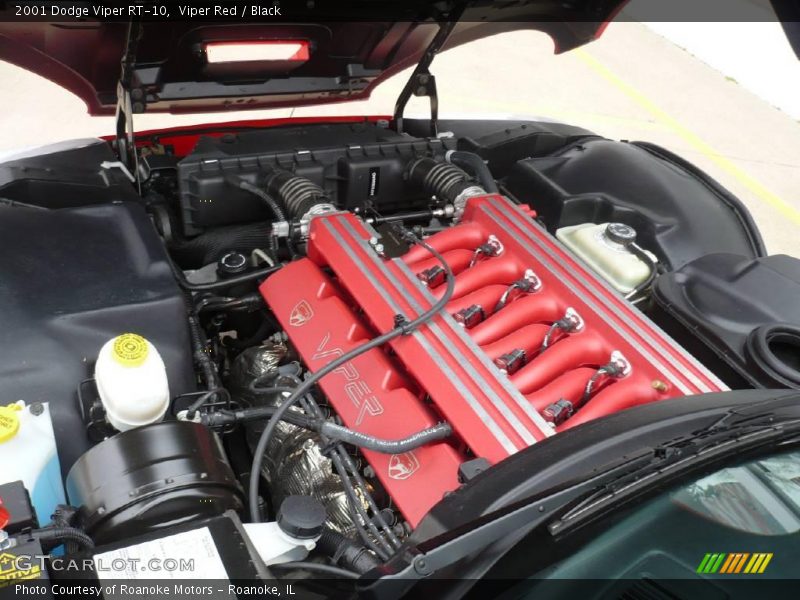 Viper Red / Black 2001 Dodge Viper RT-10