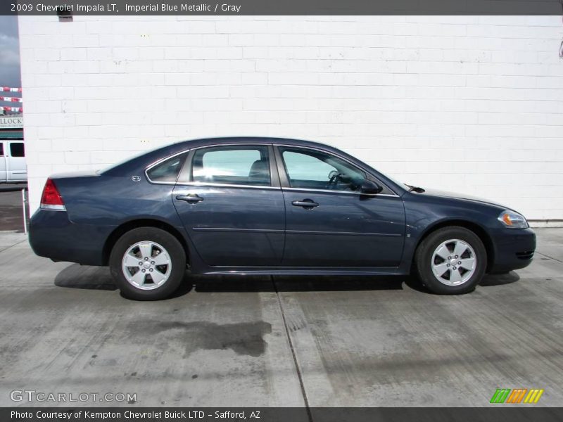 Imperial Blue Metallic / Gray 2009 Chevrolet Impala LT