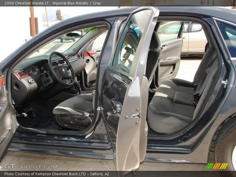 Imperial Blue Metallic / Gray 2009 Chevrolet Impala LT