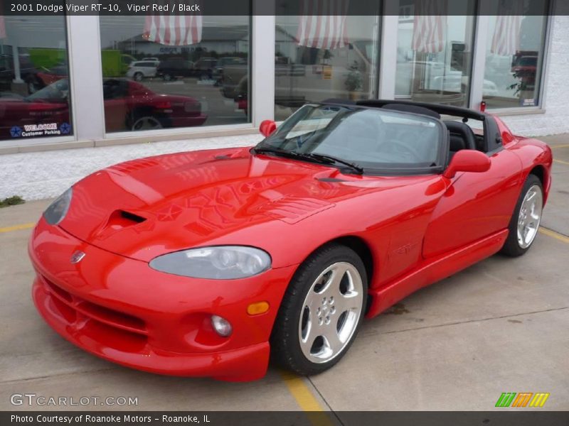 Viper Red / Black 2001 Dodge Viper RT-10