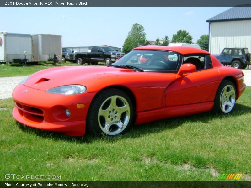 Viper Red / Black 2001 Dodge Viper RT-10