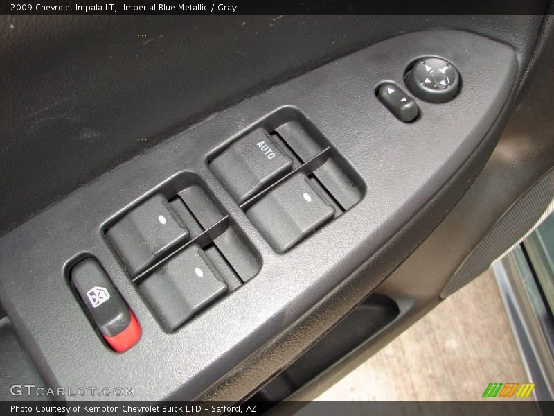 Imperial Blue Metallic / Gray 2009 Chevrolet Impala LT