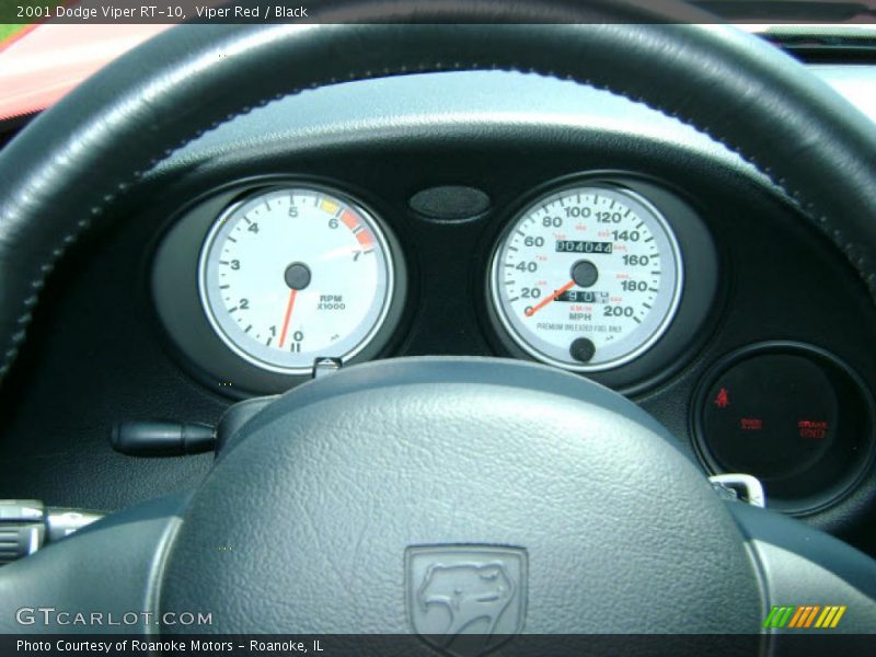 Viper Red / Black 2001 Dodge Viper RT-10