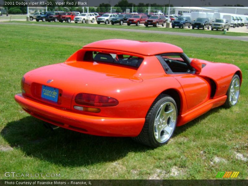 Viper Red / Black 2001 Dodge Viper RT-10