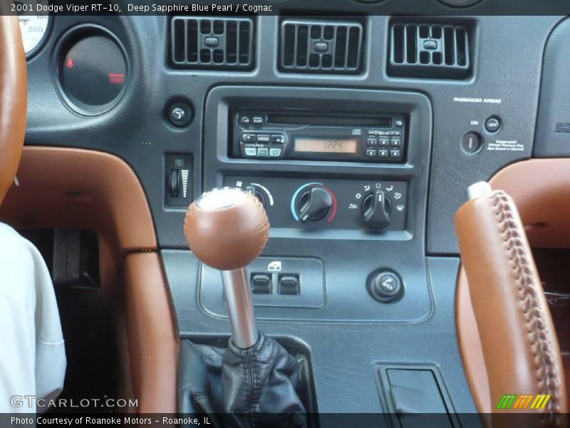 Deep Sapphire Blue Pearl / Cognac 2001 Dodge Viper RT-10