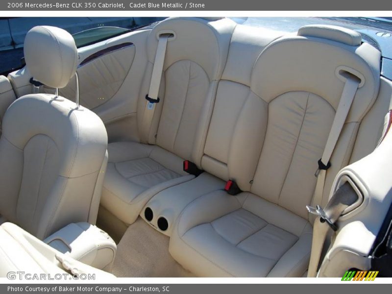 Cadet Blue Metallic / Stone 2006 Mercedes-Benz CLK 350 Cabriolet