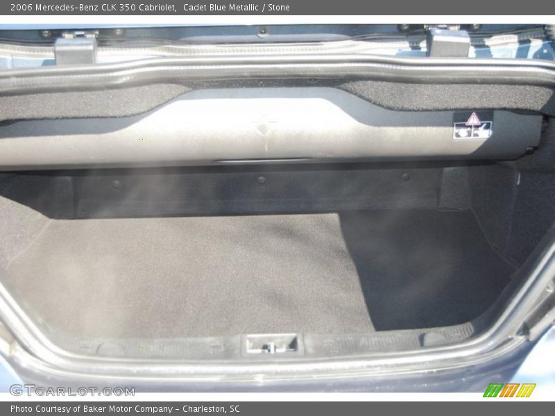 Cadet Blue Metallic / Stone 2006 Mercedes-Benz CLK 350 Cabriolet