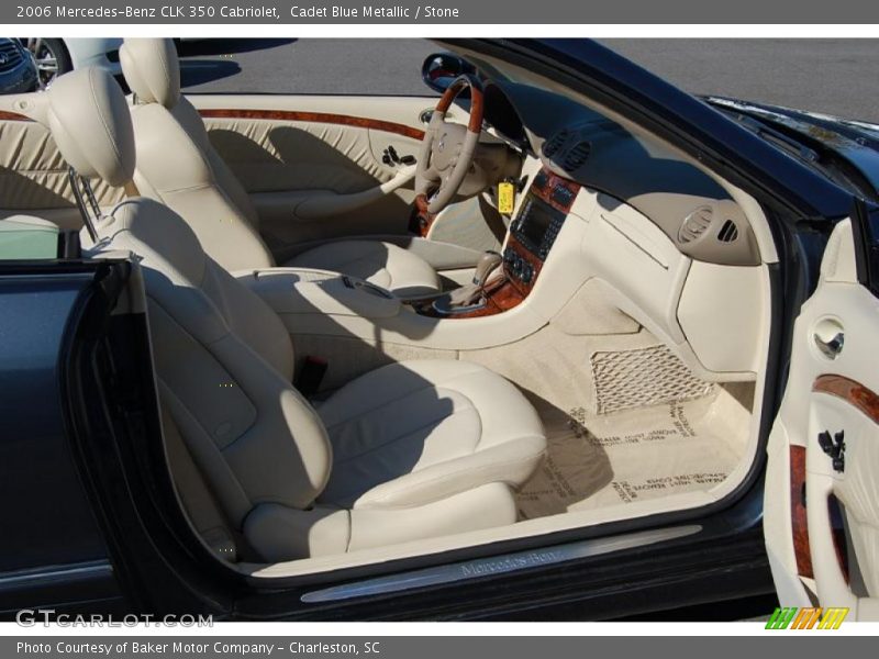 Cadet Blue Metallic / Stone 2006 Mercedes-Benz CLK 350 Cabriolet