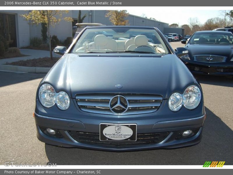 Cadet Blue Metallic / Stone 2006 Mercedes-Benz CLK 350 Cabriolet