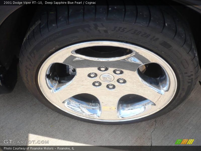 Deep Sapphire Blue Pearl / Cognac 2001 Dodge Viper RT-10