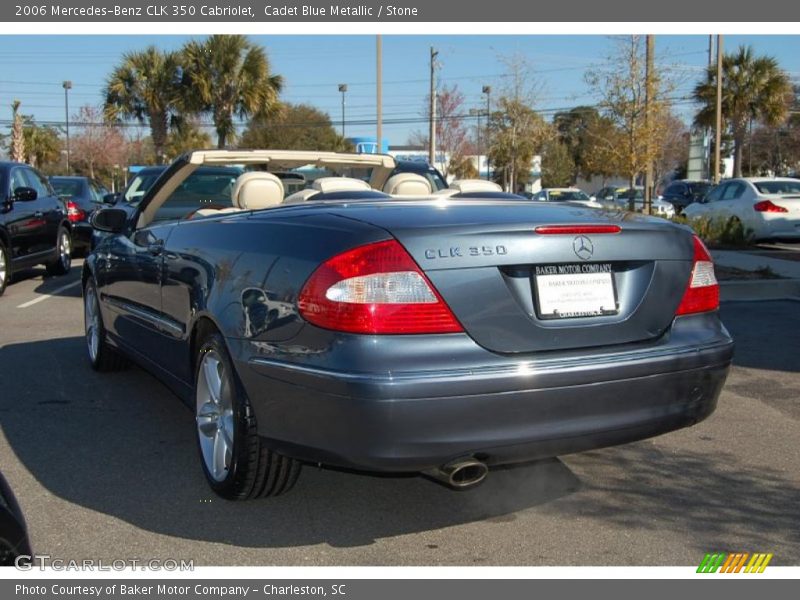 Cadet Blue Metallic / Stone 2006 Mercedes-Benz CLK 350 Cabriolet
