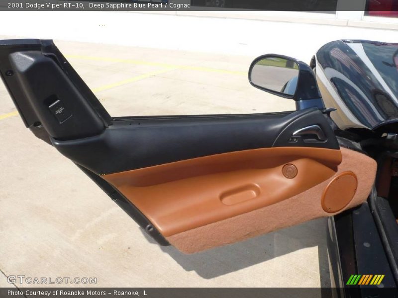 Deep Sapphire Blue Pearl / Cognac 2001 Dodge Viper RT-10