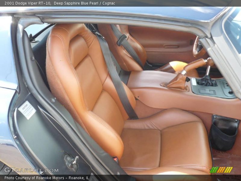 Deep Sapphire Blue Pearl / Cognac 2001 Dodge Viper RT-10