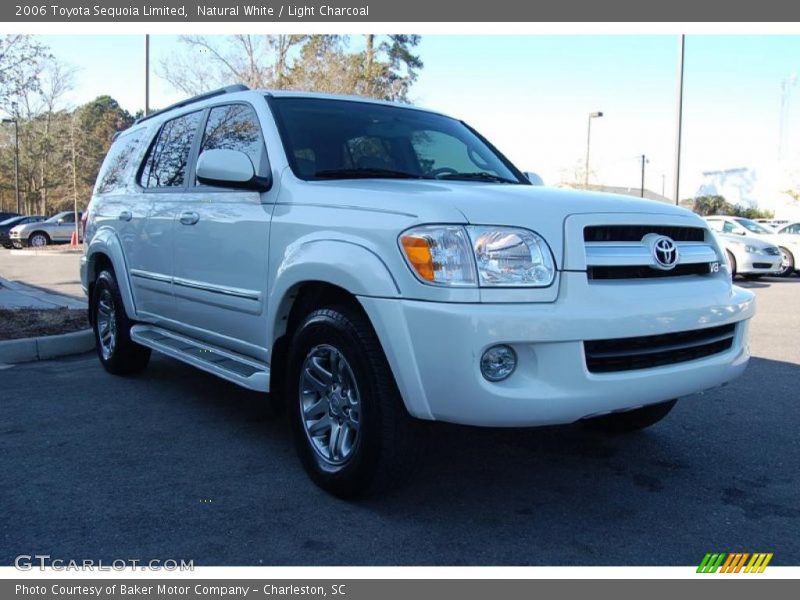 Natural White / Light Charcoal 2006 Toyota Sequoia Limited