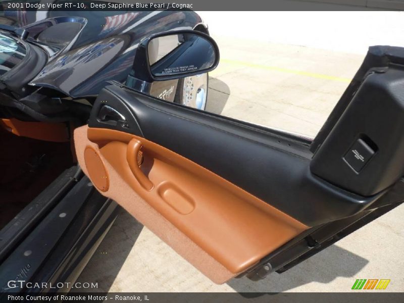 Deep Sapphire Blue Pearl / Cognac 2001 Dodge Viper RT-10