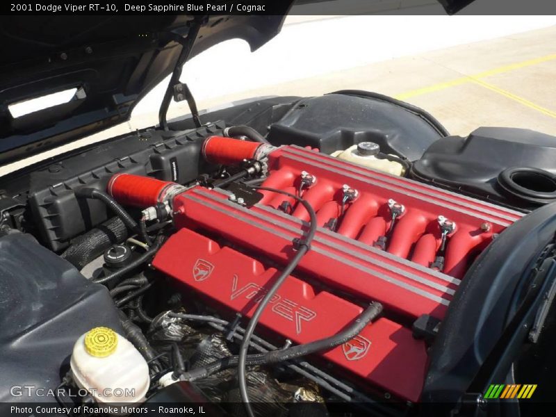 Deep Sapphire Blue Pearl / Cognac 2001 Dodge Viper RT-10