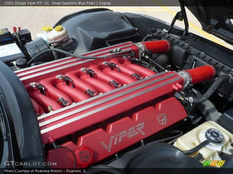 Deep Sapphire Blue Pearl / Cognac 2001 Dodge Viper RT-10
