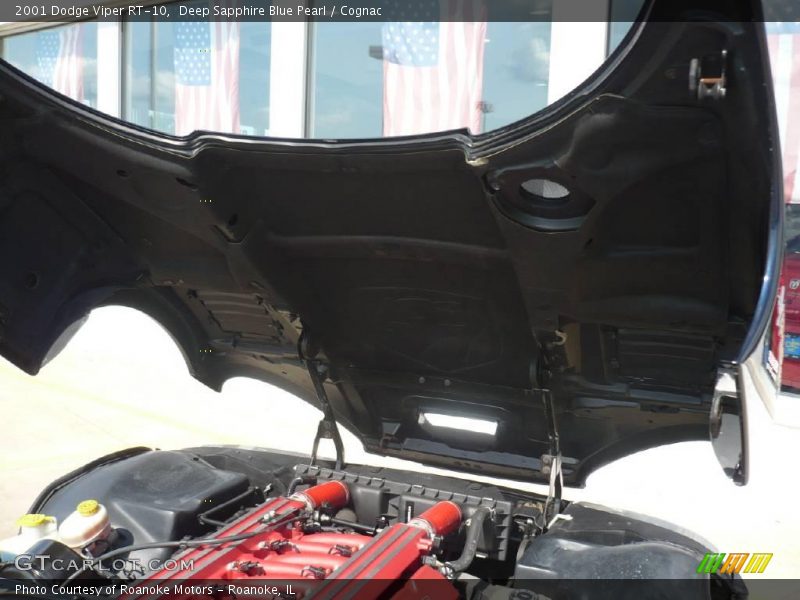 Deep Sapphire Blue Pearl / Cognac 2001 Dodge Viper RT-10