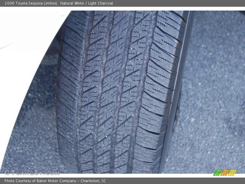 Natural White / Light Charcoal 2006 Toyota Sequoia Limited