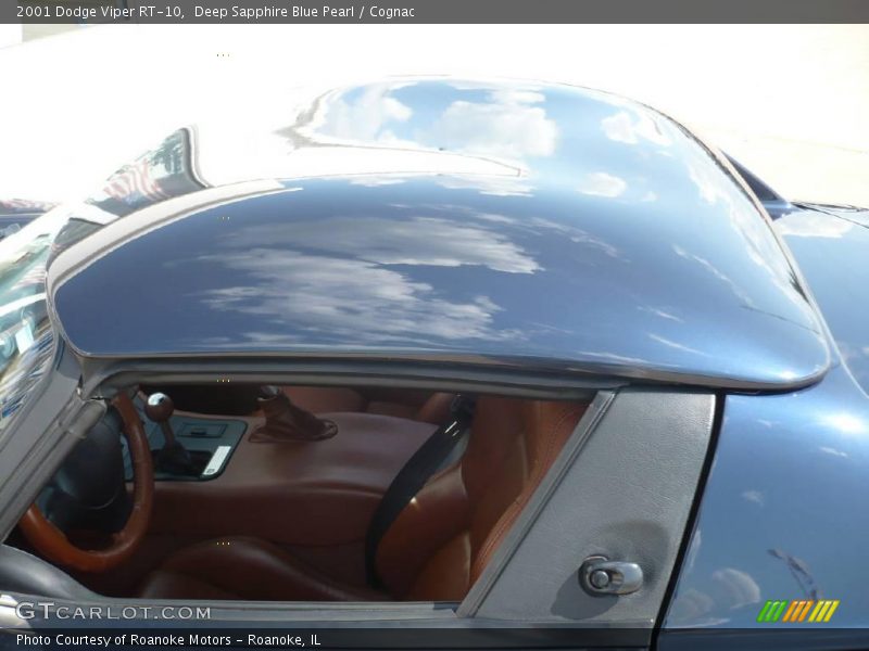 Deep Sapphire Blue Pearl / Cognac 2001 Dodge Viper RT-10