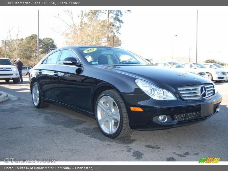 Black / Black 2007 Mercedes-Benz CLS 550