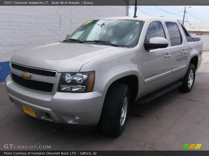 Silver Birch Metallic / Ebony 2007 Chevrolet Avalanche LT
