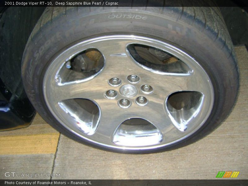 Deep Sapphire Blue Pearl / Cognac 2001 Dodge Viper RT-10