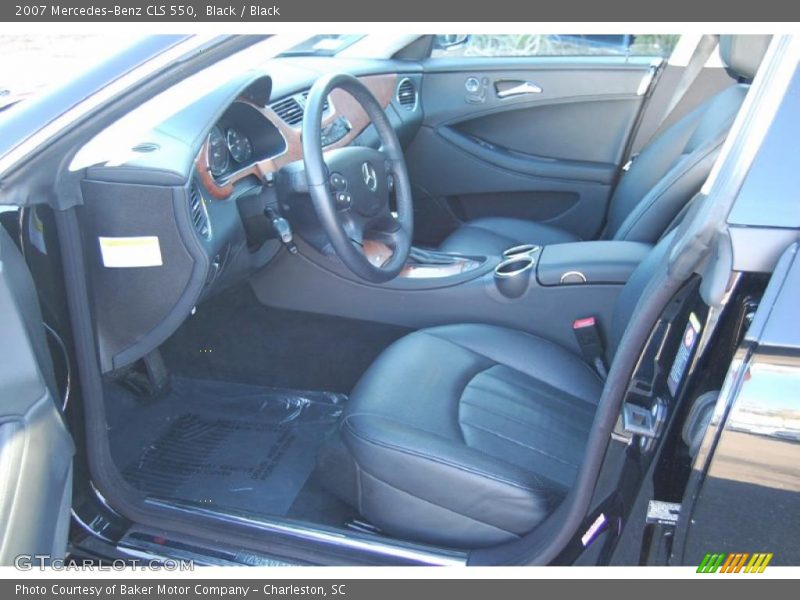 Black / Black 2007 Mercedes-Benz CLS 550
